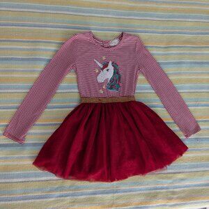 🛍️ BUNDLE ONLY • Btween Holiday Christmas Unicorn dress size 7